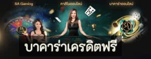 บาคาร่าออนไลน์ เครดิตฟรี